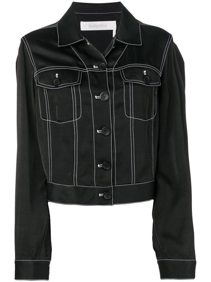 See By Chloé Satin Jacket - Black