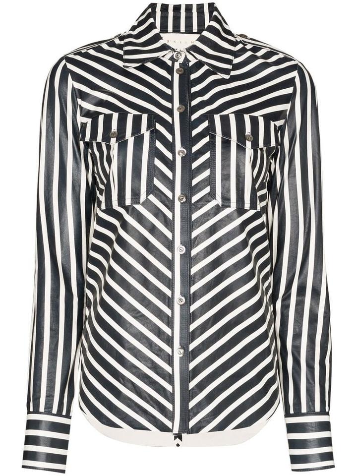 Skiim Caroline Striped Shirt - Blue