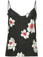 Equipment Layla Floral Top - Black