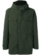 Aspesi Flap Pockets Hooded Jacket, Men's, Size: Medium, Green, Cotton/polyester/polyamide
