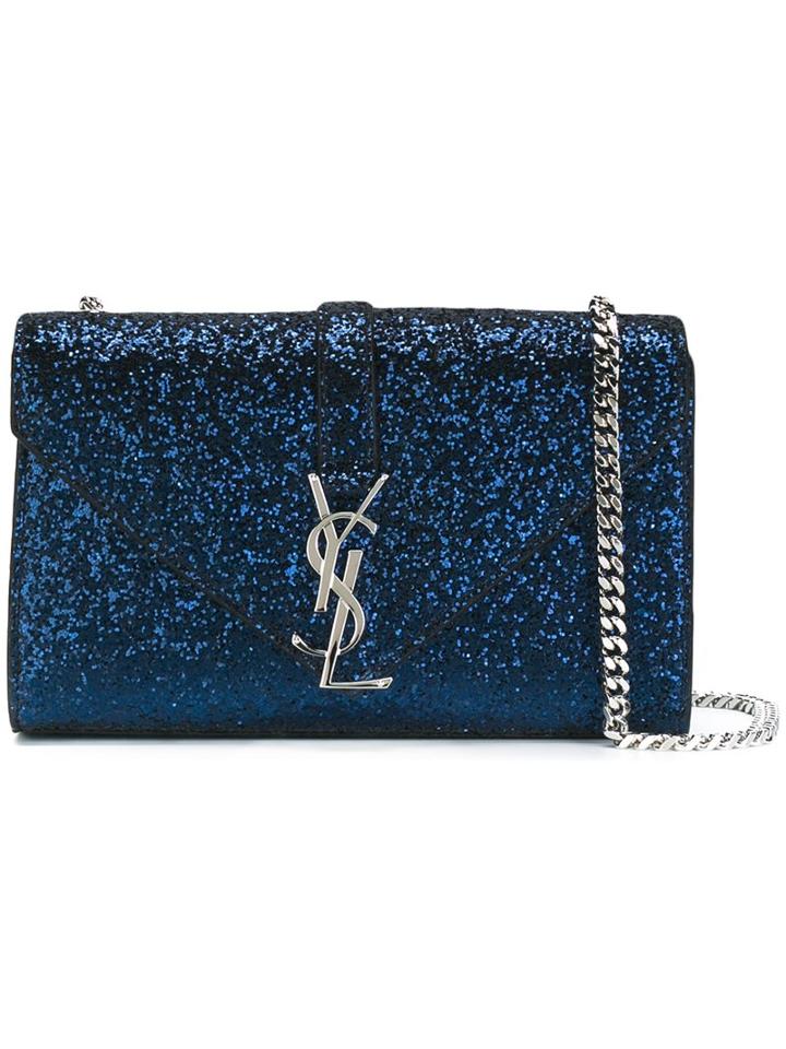 Saint Laurent 'monogram' Satchel, Women's, Blue