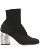 Clergerie Sock Ankle Boots - Black