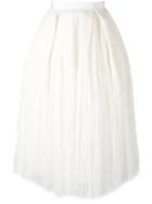 Maison Rabih Kayrouz - Tassel Pleated Skirt - Women - Silk/acetate/cupro/viscose - 38, Women's, Nude/neutrals, Silk/acetate/cupro/viscose