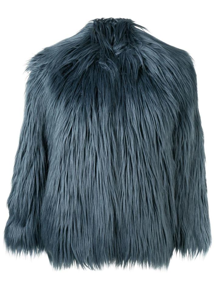 Zadig & Voltaire Faux-fur Jacket - Blue