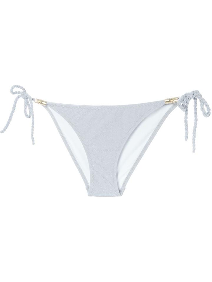 Heidi Klein 'st Thomas' Bikini Bottoms, Women's, Size: Small, Grey, Elastodiene/polyamide