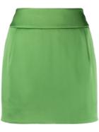 Alexandre Vauthier High-rise Mini Skirt - Green