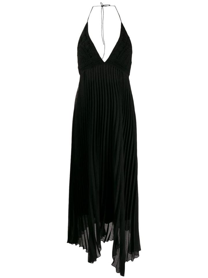 Alice+olivia Halter Neck Dress - Black