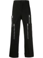 Neil Barrett Zip-embellished Trousers - Black