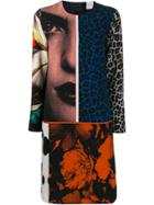 Paul Smith Multi-print Shift Dress - Black