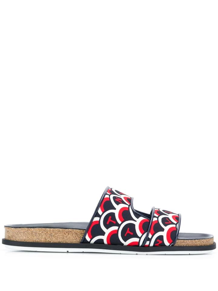 Valentino Valentino Garavani Vlnt Scale Slides - Blue