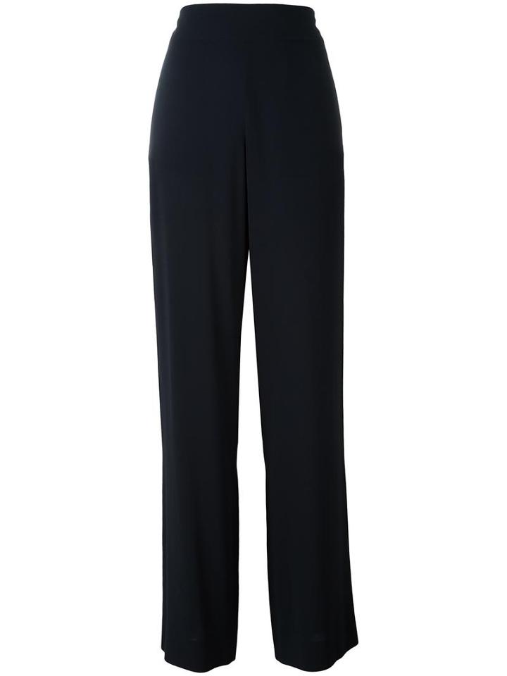 Maison Margiela Stretch Straight Trousers, Women's, Size: 42, Blue, Viscose/spandex/elastane
