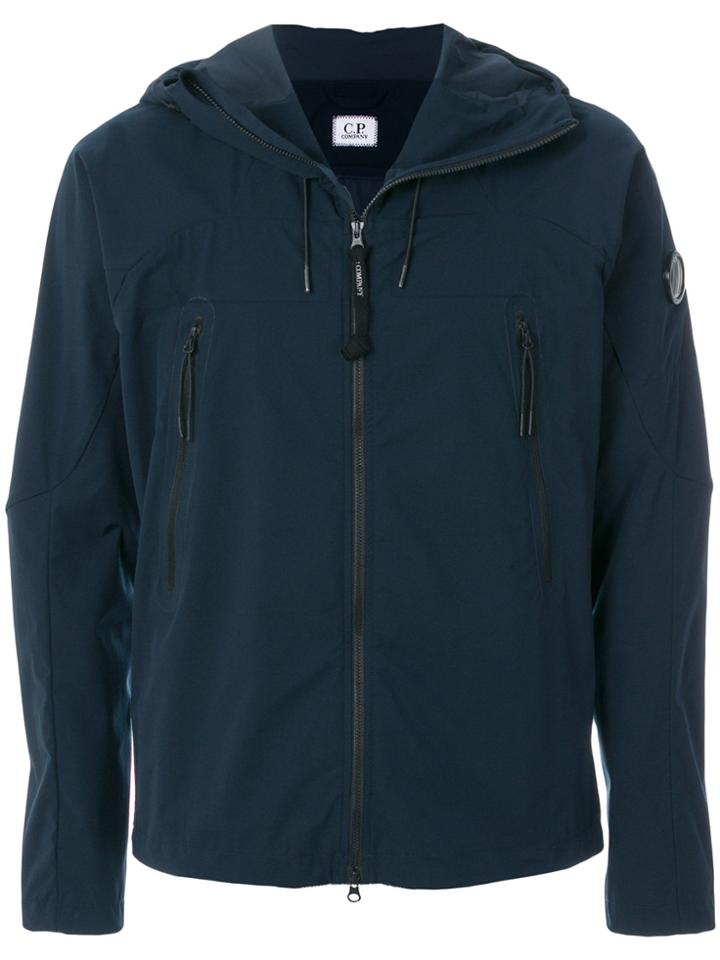 Cp Company Hooded Wind Breaker Jacket - Blue