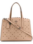 Coach Studded Tote Bag - Nude & Neutrals