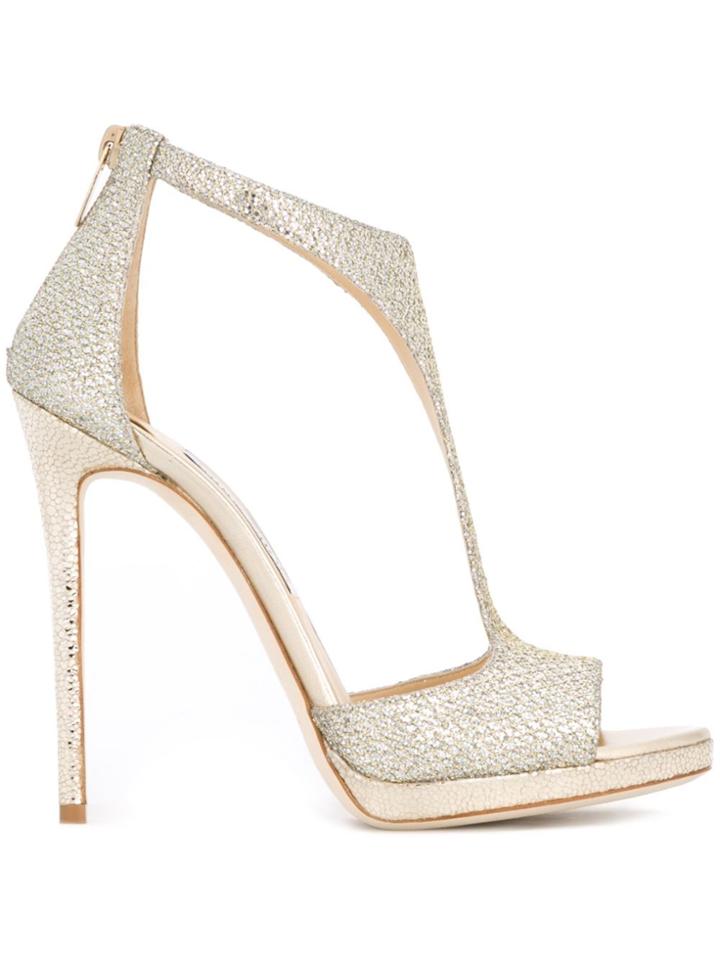 Jimmy Choo 'lana 120' Sandals - Metallic