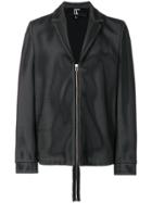 Hood By Air Zipped Up Blazer - Grey