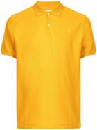 Kent & Curwen Embroidered Logo Polo Shirt - Yellow
