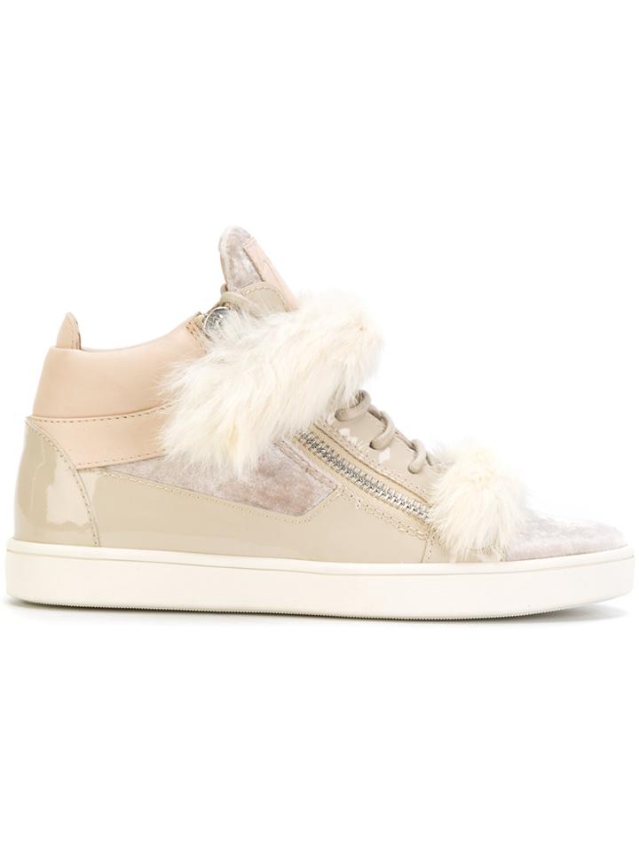 Giuseppe Zanotti Design Kriss Winter Mid-top Sneakers - Nude &