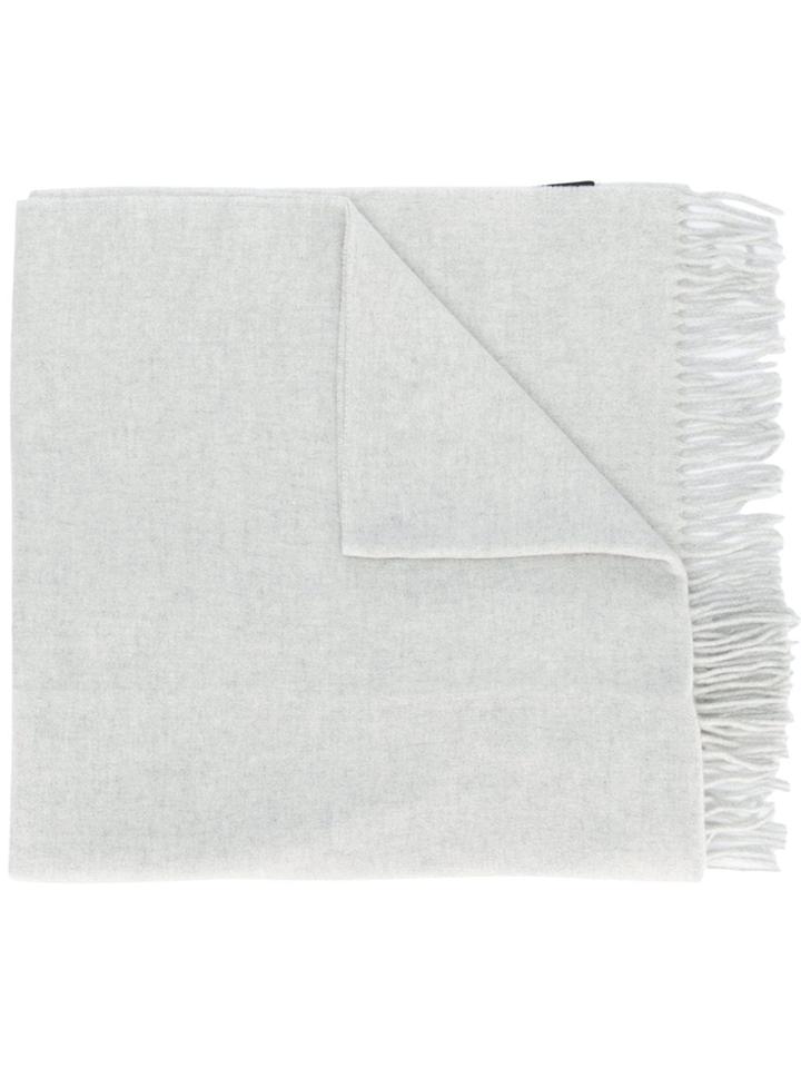 Canada Goose Fringed Scarf - Grey