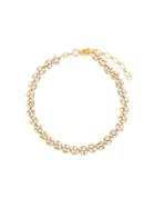 Ca & Lou Eva Necklace With Crystal Balls - Gold