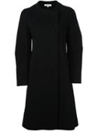 Io Ivana Omazic Collarless Coat, Women's, Size: 42, Black, Polyamide/spandex/elastane/viscose