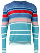 Diesel - Colonial Jumper - Men - Linen/flax/polyester - Xl, Blue, Linen/flax/polyester