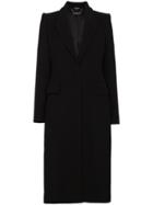 Alexander Mcqueen Cashmere Corset Coat - Black