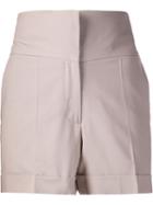 Maison Margiela High Waisted Shorts, Women's, Size: 40, Nude/neutrals, Polyamide/spandex/elastane/mohair/virgin Wool