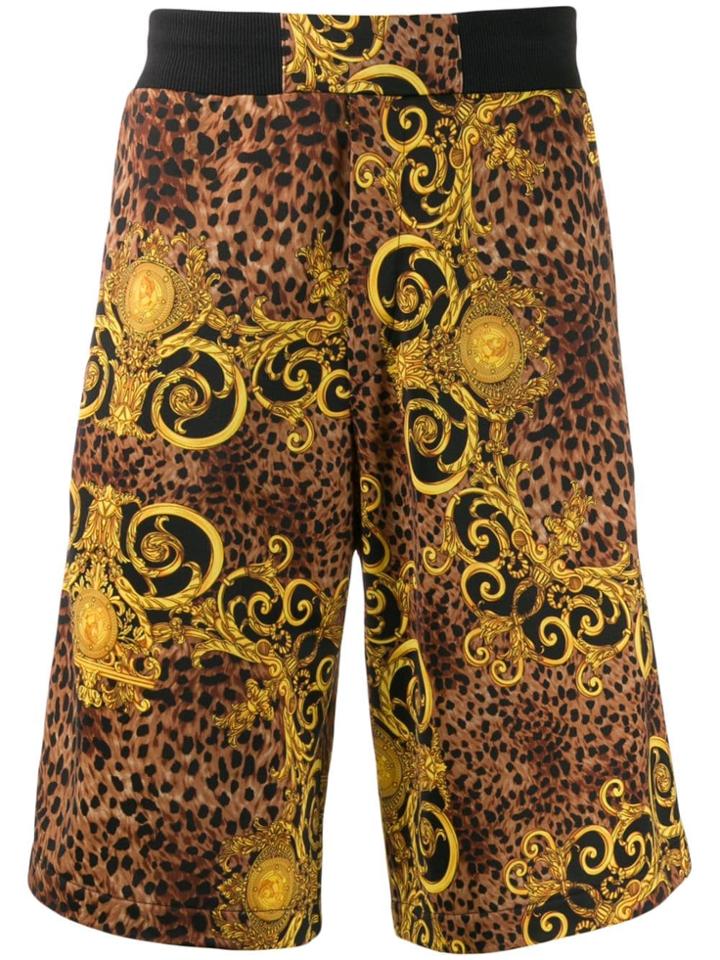 Versace Jeans Couture Baroque Shorts - Yellow