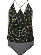 Andrea Marques Wrapped V-neck Printed Body