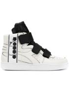 Diadora Basket Tape Hi-top Sneakers - White