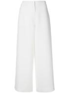 Rag & Bone Cropped Palazzo Trousers - White