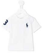 Ralph Lauren Kids - Embroidered Logo T-shirt - Kids - Cotton - 18 Mth, White