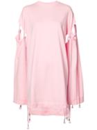 Fenty X Puma - Sleeve Tie Sweatshirt - Women - Cotton/polyester/spandex/elastane - S, Pink/purple, Cotton/polyester/spandex/elastane