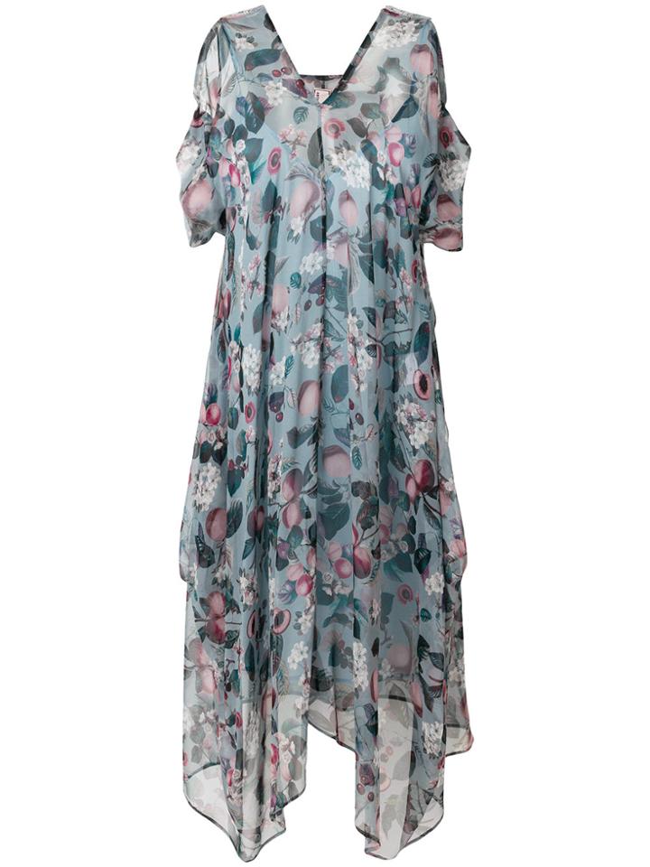 Antonio Marras Apricot Print Dress - Grey
