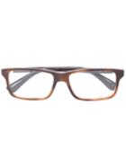 Prada Eyewear Square Frame Glasses, Nude/neutrals, Acetate