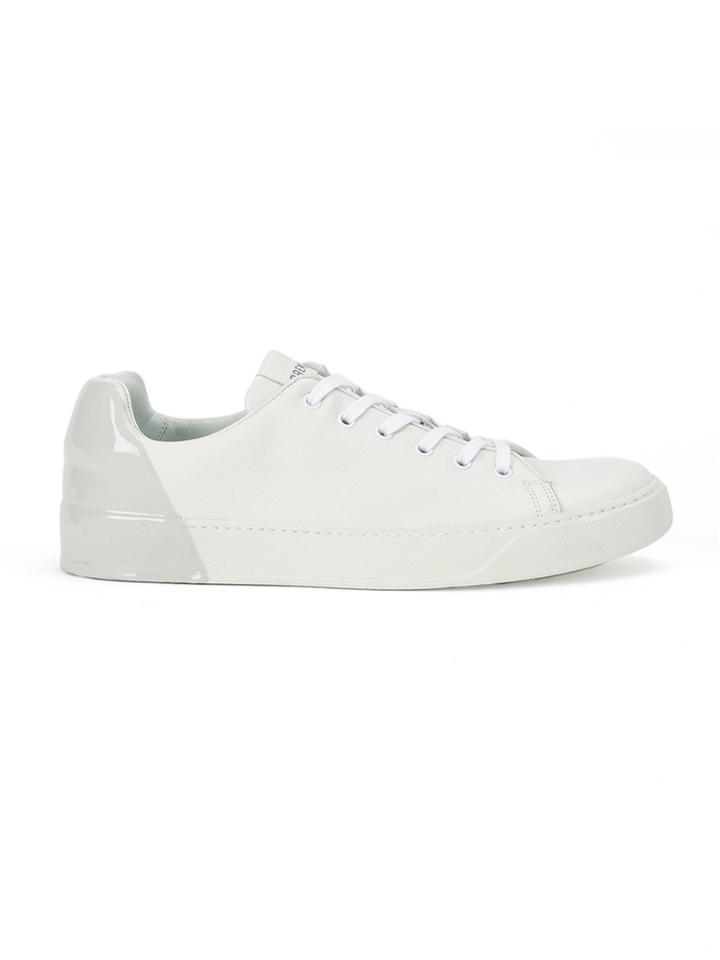 Premiata Varnished Detail Sneakers - White