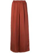 Forte Forte Oversized Flared Trousers - Yellow & Orange