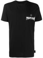 Philipp Plein Statement Logo Print T-shirt - Black