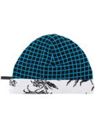 Haider Ackermann Patterned Beanie - Blue