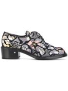 Laurence Dacade Jeanne Floral Mesh Derby Shoes - Multicolour