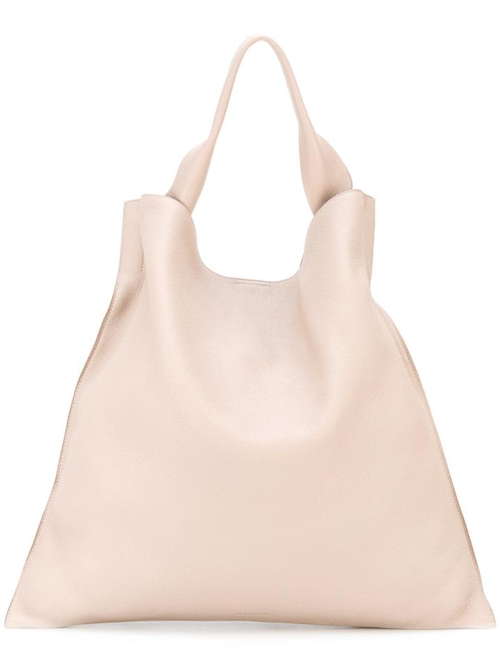 Jil Sander Xiao Shoulder Bag, Women's, Pink/purple, Calf Leather