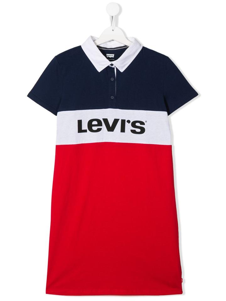 Levi's Kids Levi's Kids Ea101r6w Blue Red Natural (veg)->cotton