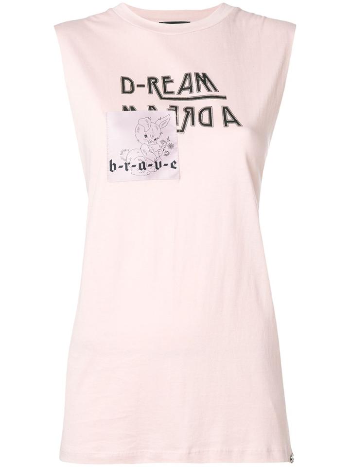 Diesel T-solari-i Top - Pink & Purple