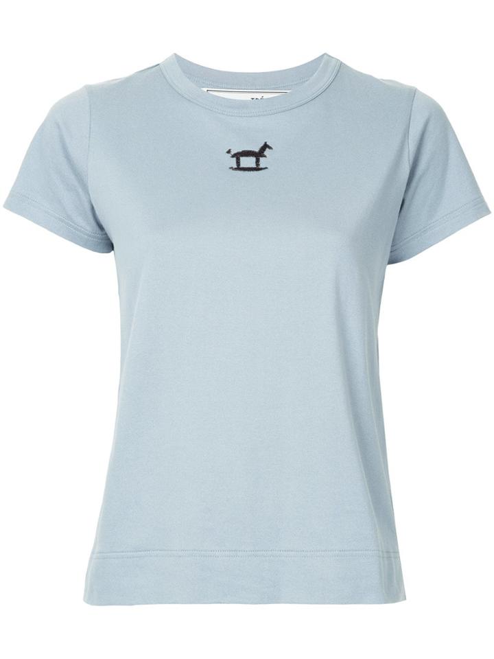 Tu Es Mon Trésor Rocking Horse T-shirt - Blue