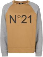 No21 Branded Raglan Sweatshirt - Brown