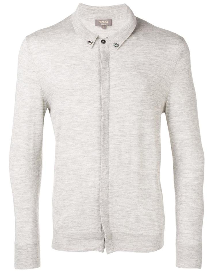 N.peal Fine Knit Cardigan - Neutrals