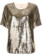 Figue Layla Sequin Top - Gold