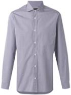 Z Zegna - Vichy Shirt - Men - Cotton - 40, Pink/purple, Cotton