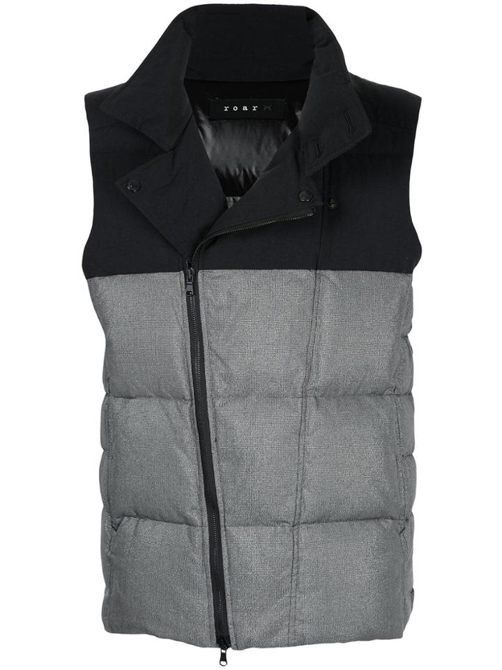 Roar Two-tone Gilet - Black