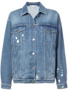 Stella Mccartney Painted Denim Jacket - Blue